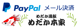 paypalのめだか本家看板画像